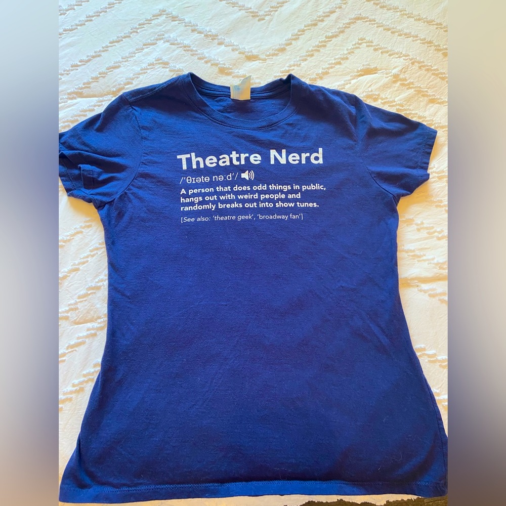 Small Theater Nerd tee